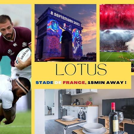 Le Lotus - Self Checkin - 20Min From Paris - Free Parking Around Lägenhet Drancy Exteriör bild